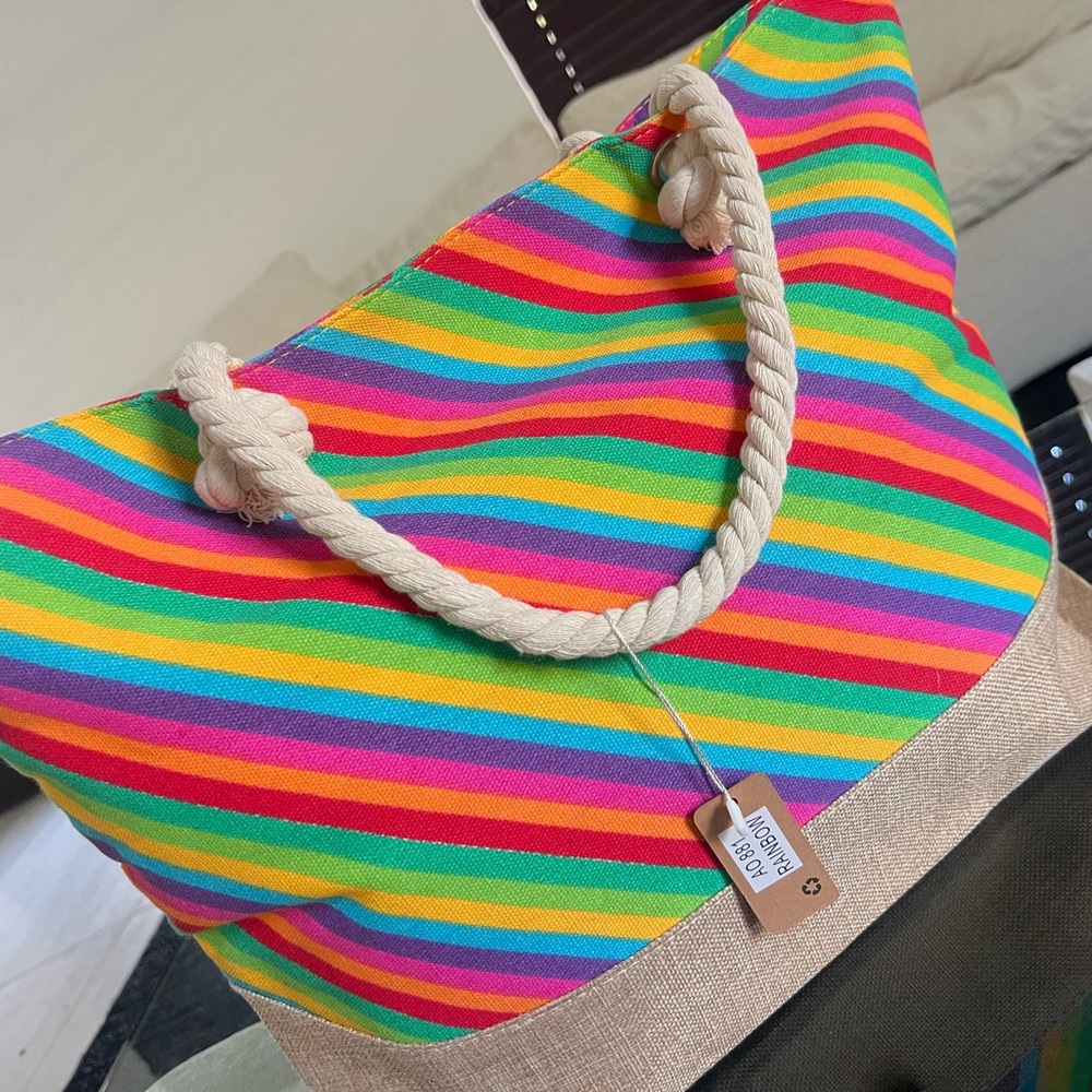 NWT!! Rainbow Summer Bag